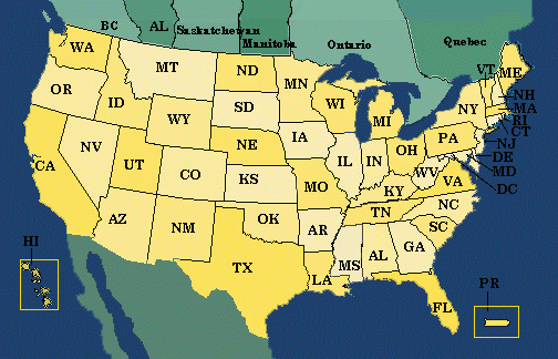 Us Map Game