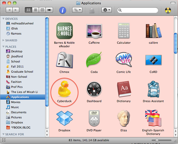 screenshot showing SSH on a computer
