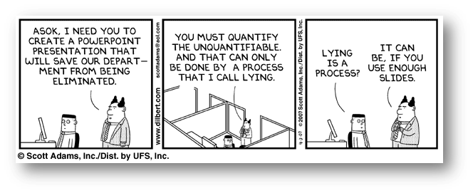 Dilbert strip, 03 April 2007