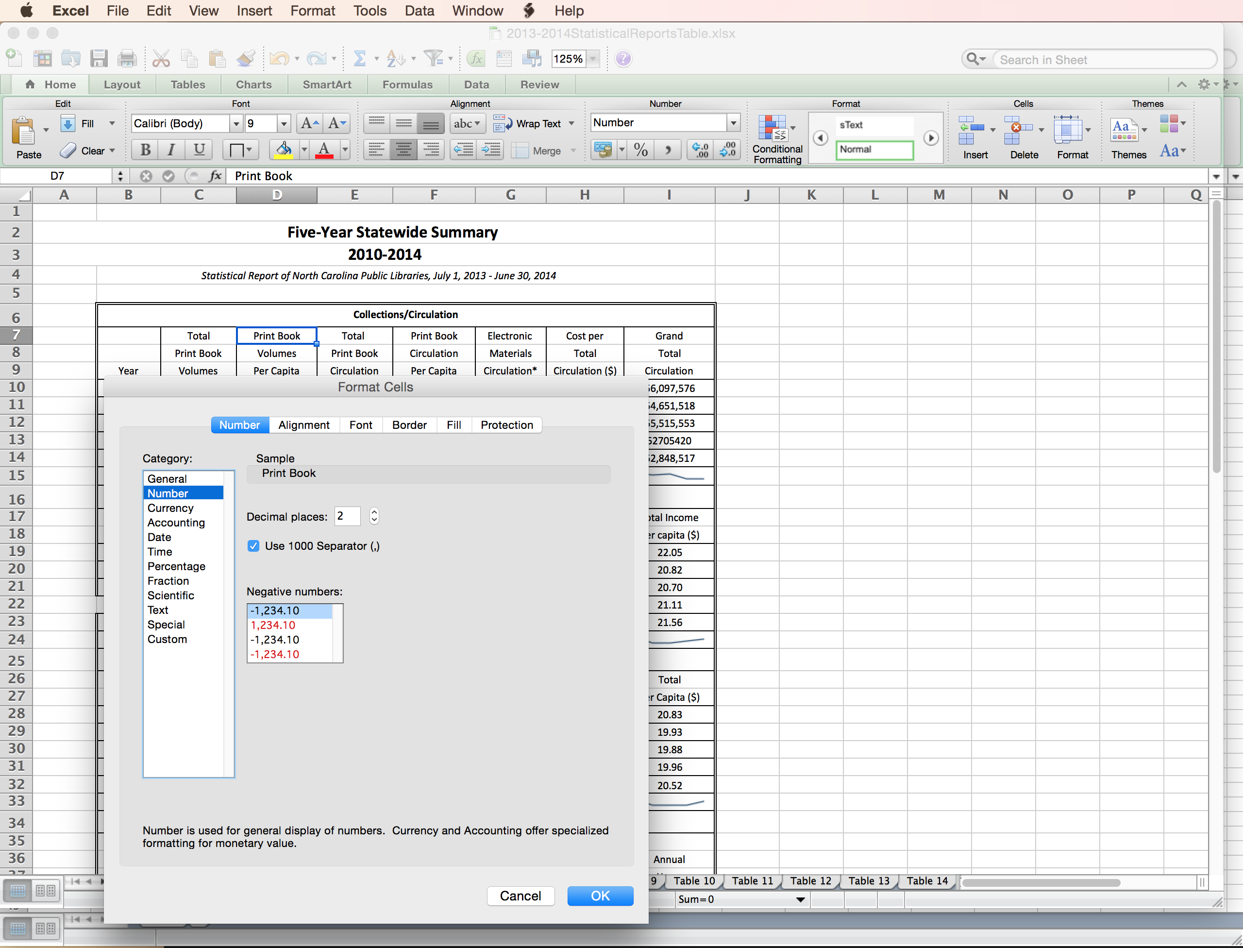 Divide sign for excel formula