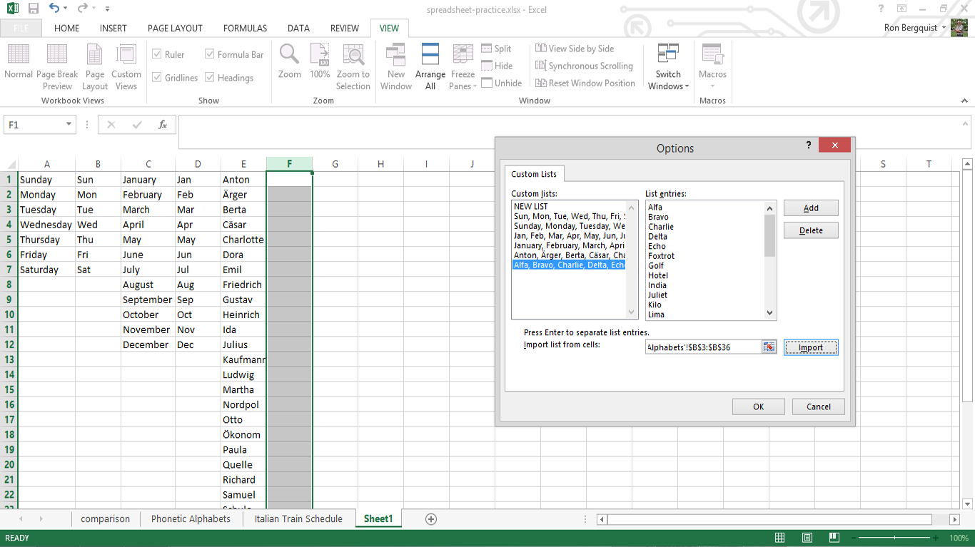 [MSExcel 2013 auto fill options]