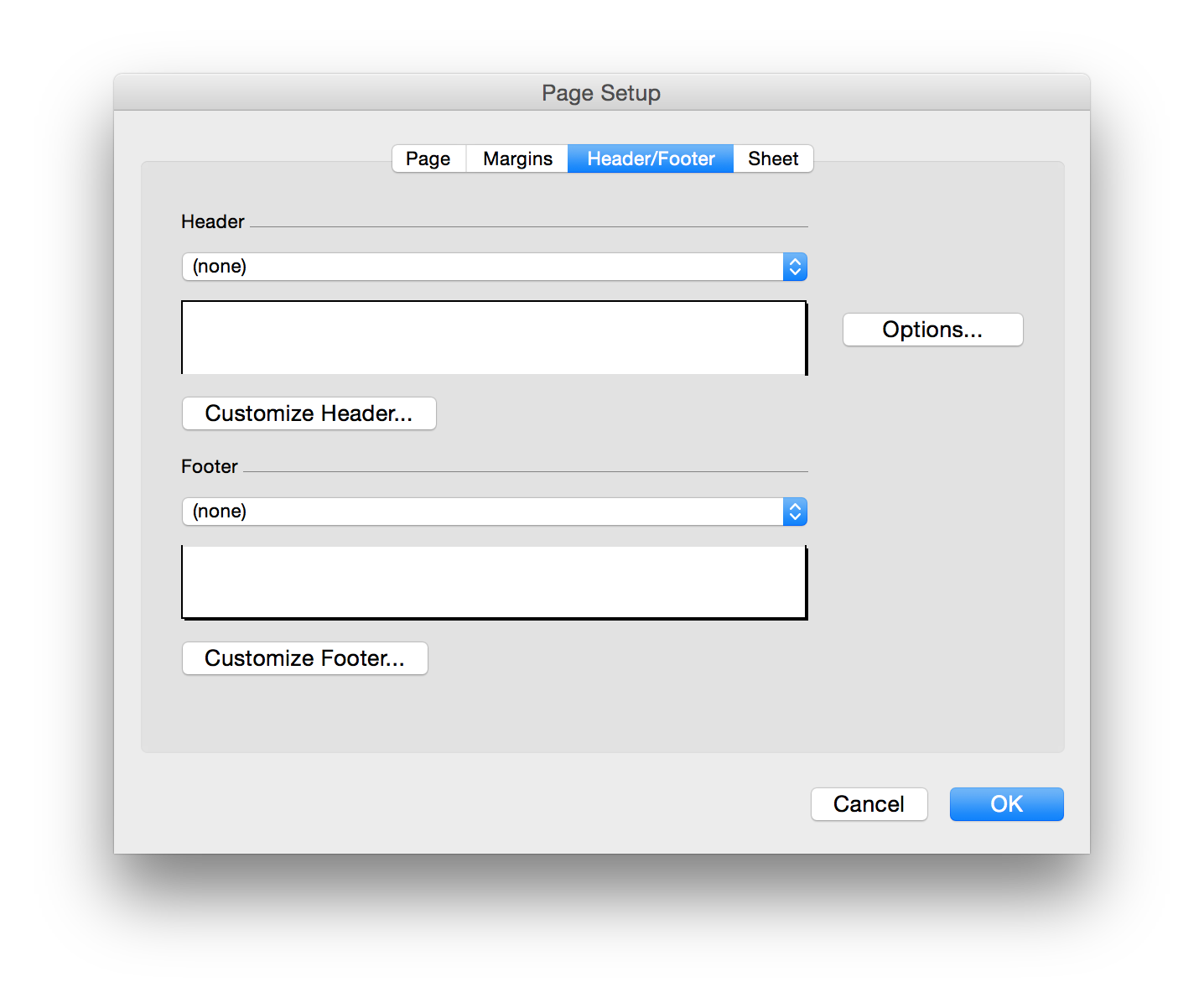 [MSExcel 2013 header setup dialog box]