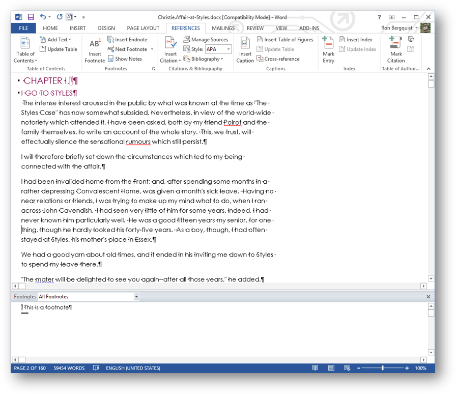 [MSWord 2013 drAft view with footnotes displayed]