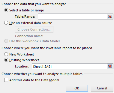 select data for pivot table snippet