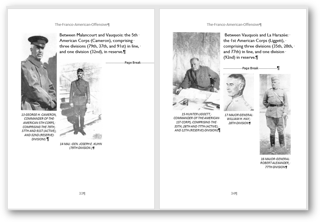 [a shot of reformatted image in our version of The Americans in the Great War, volume III]