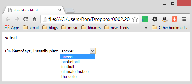 [how a dropdown box displays in Firefox]