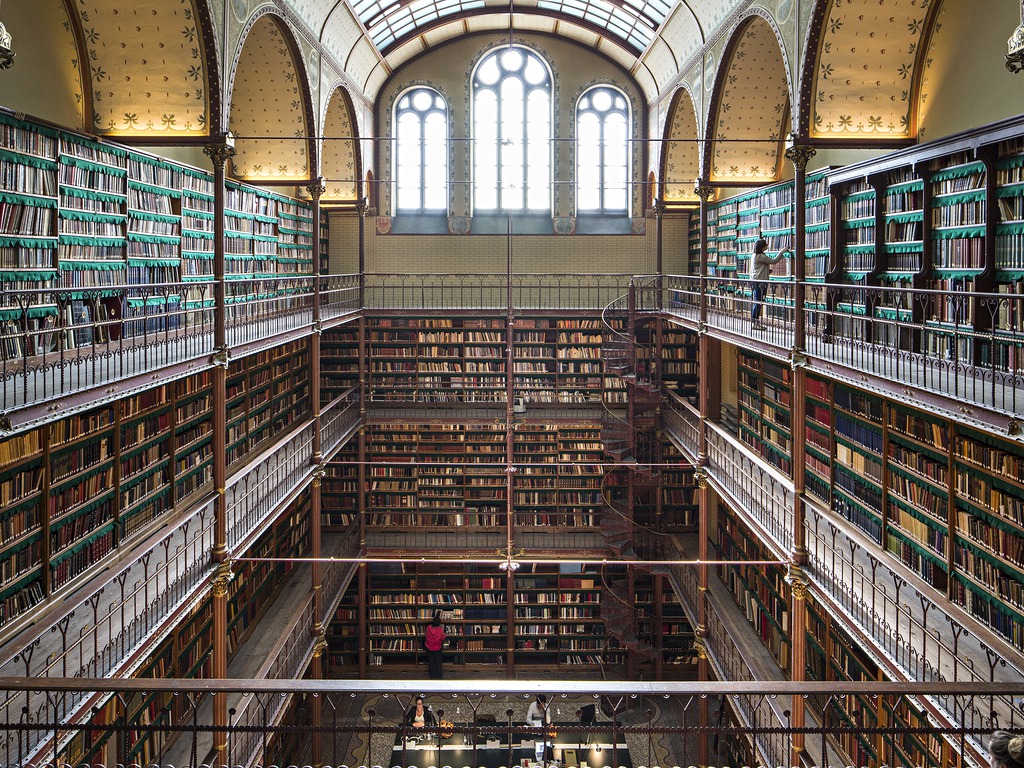 The Rijksmuseum library, from The Guardian
