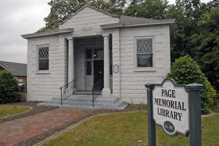 Page Memorial Library, Aberdeen, NC, from The Pilot https://www.thepilot.com/news/aberdeen-checks-out-idea-of-a-new-public-library/article_5306b892-dd11-11e3-9b42-0017a43b2370.html