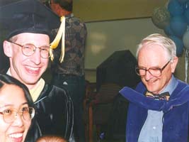 Happy faces at graduation.