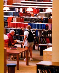 Davis Library Reference section