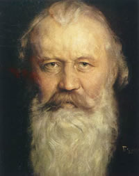 Brahms with famous beard