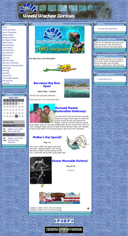 Weeki Wachee home page