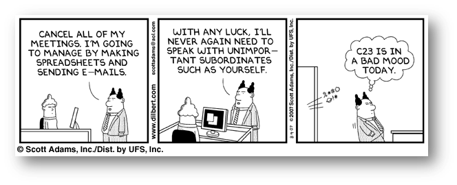 Dilbert cartoon, 20070809, by Scott Adams