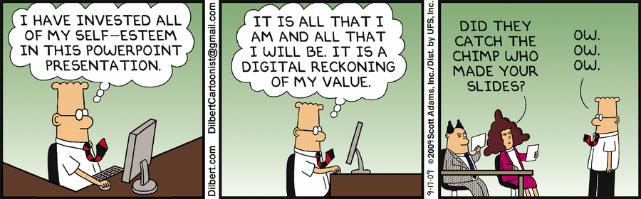 Dilbert PPT cartoon on 20090917