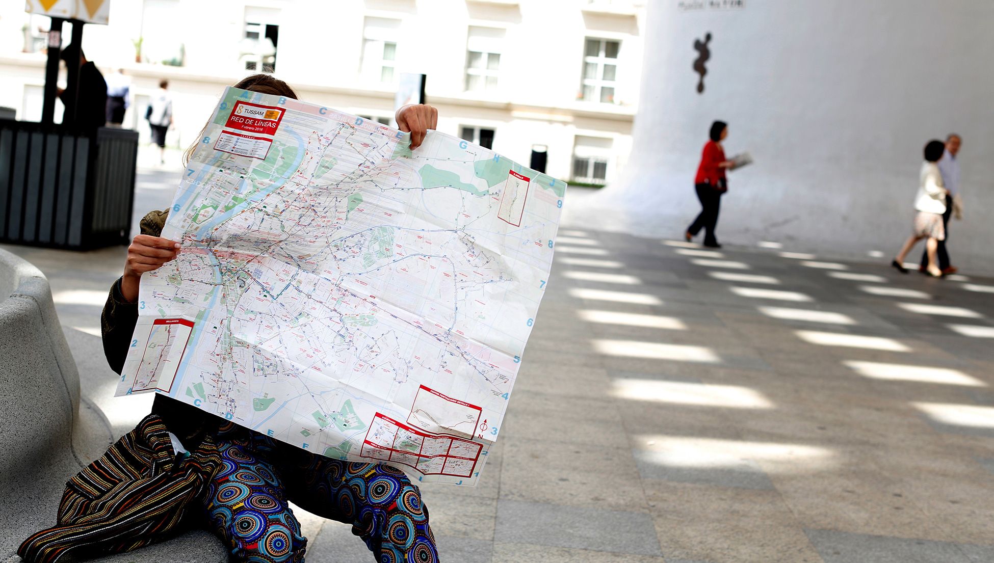 reading a map, from Aeon Magazine