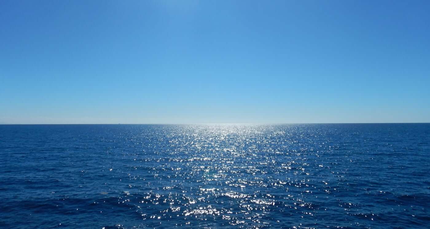 somewhere on the Pacific Ocean