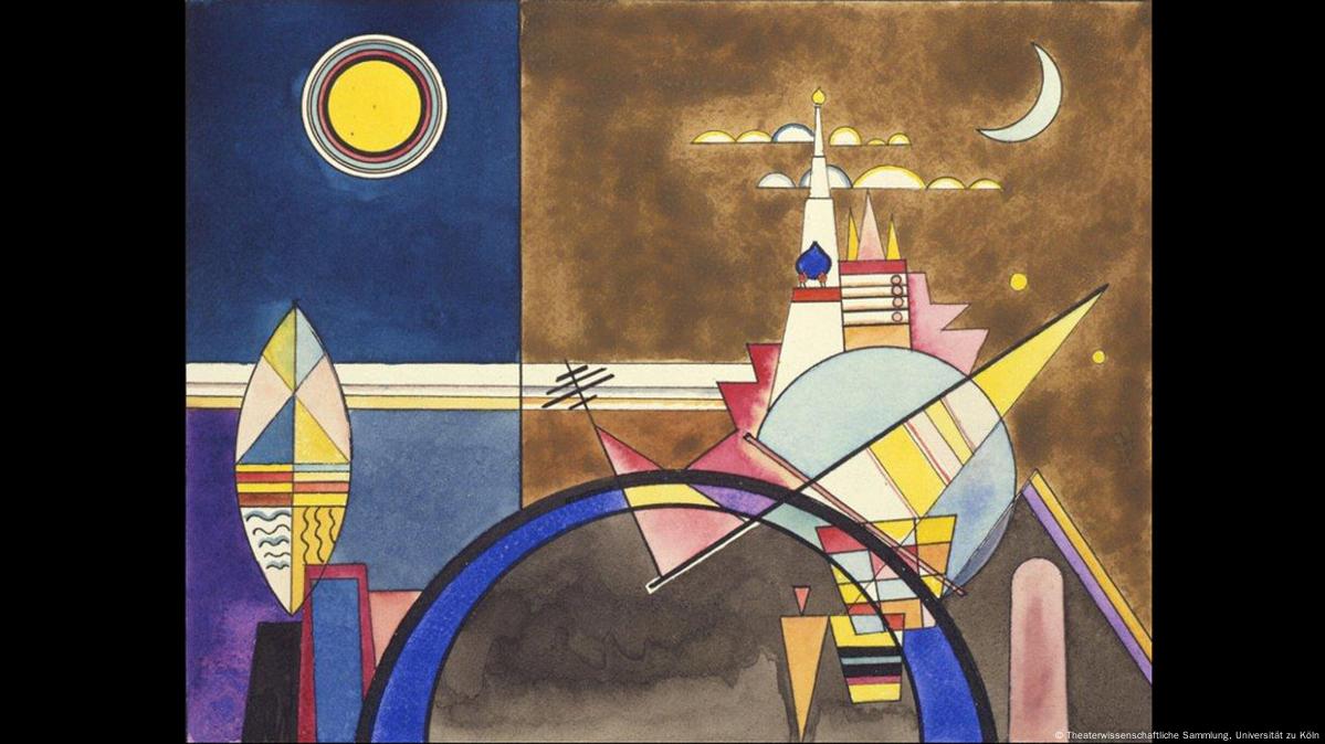 the Great Gate of Kyiv by Wassily Kandinsky