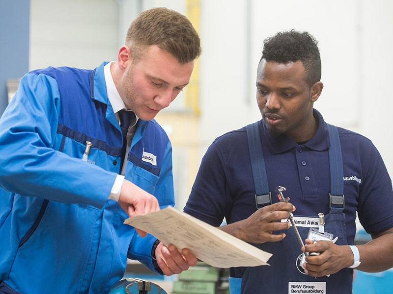 German apprenticeship model at work