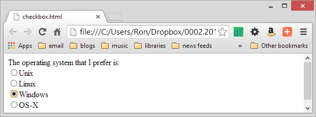 [how radio buttons display in Firefox]