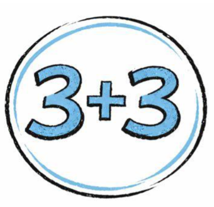 logo of 3+3