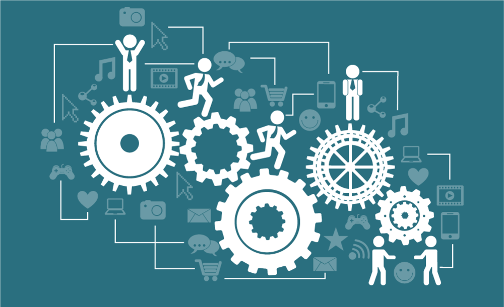 people using the cogs of the machine to succeed