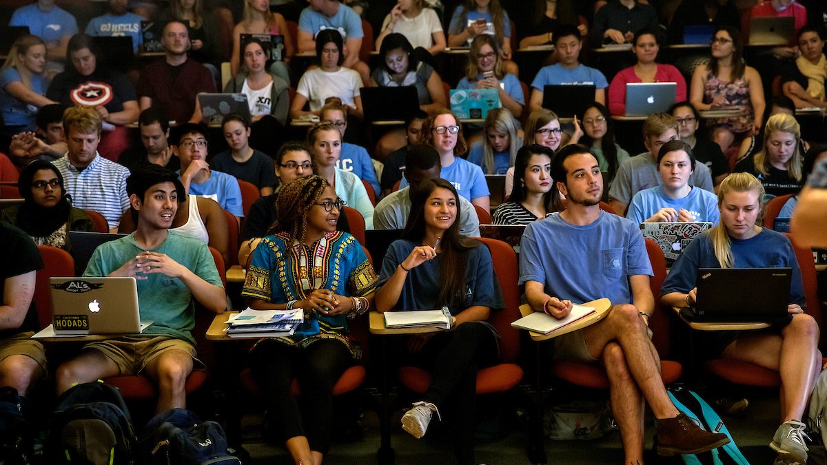 an anatomy class at Carolina