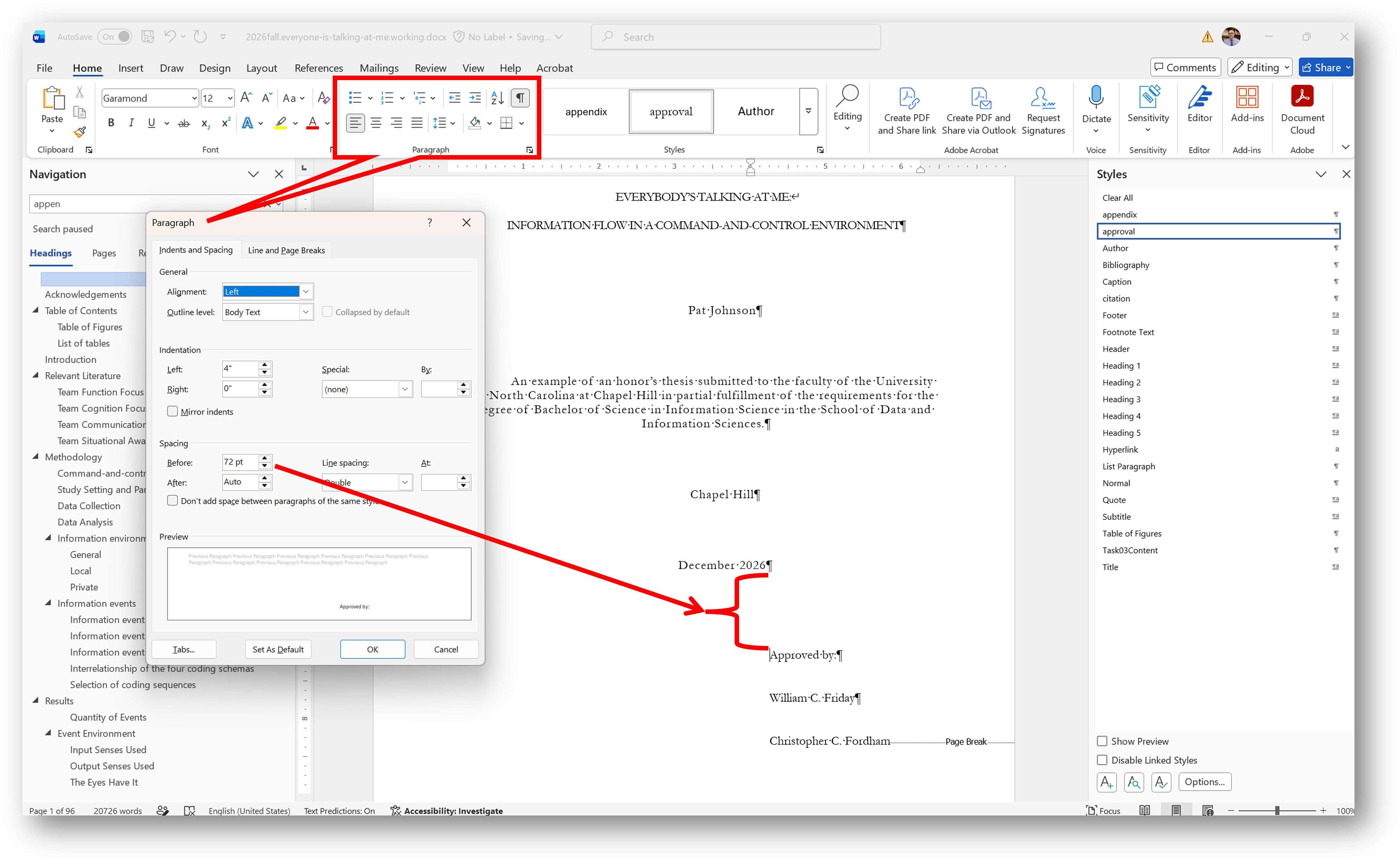 [MSWord 355 modify an instance of text]
