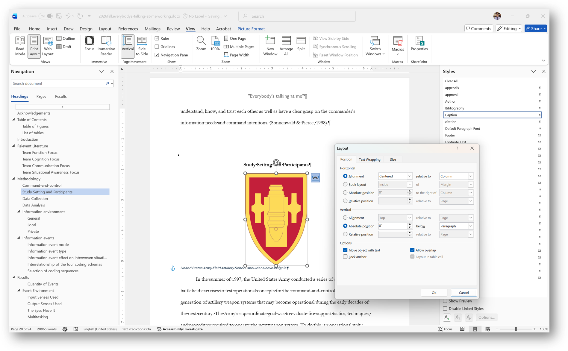 [MSWord 365 image wrap tool]