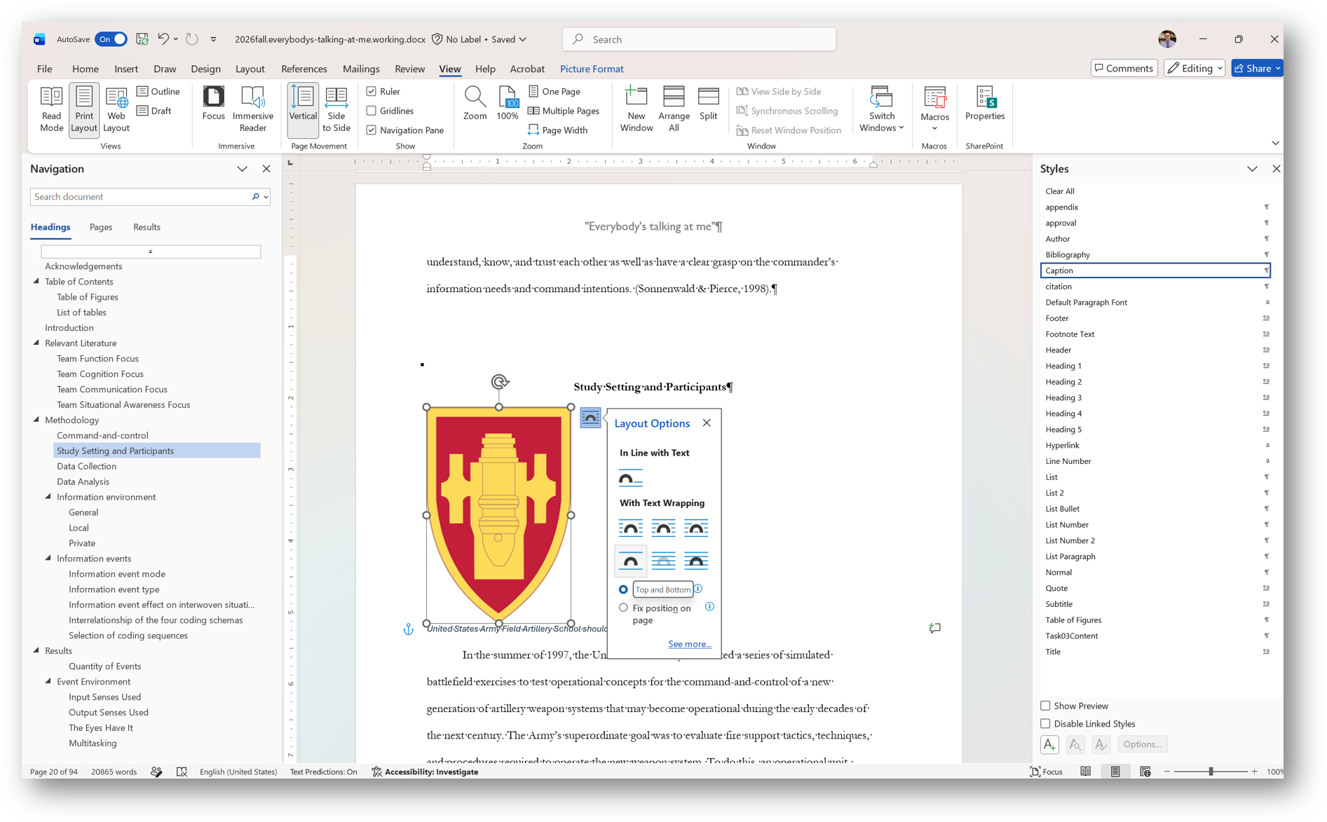 [MSWord 365 image wrap tool]