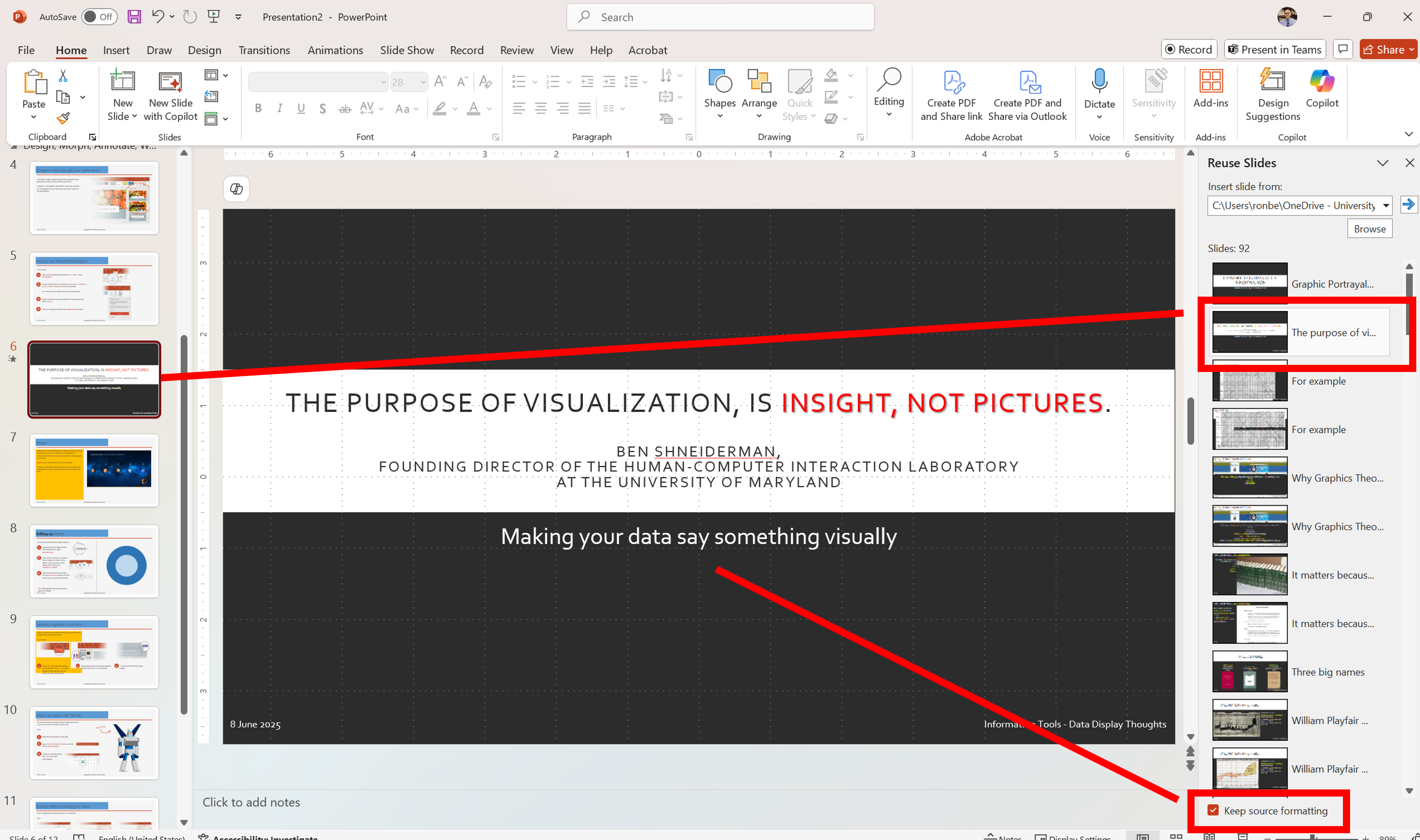 re-use slides