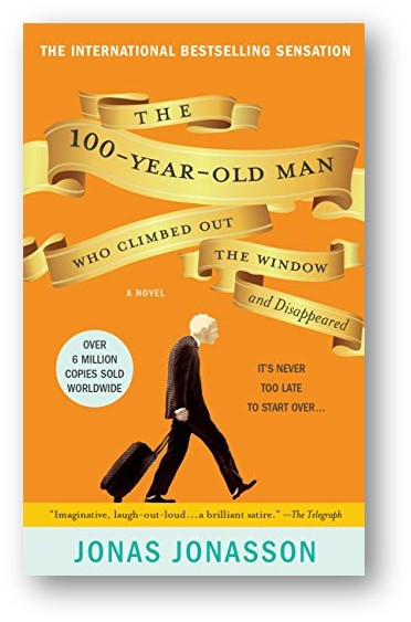 image of the book, The 100-Year-Old Man Who Climbed Out the Window and Disappeared