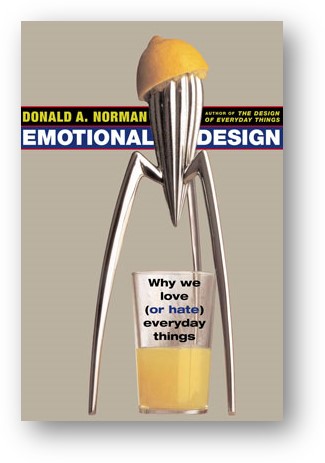 image of the book, Emotional Design: Why We Love (or Hate) Everyday Things, by Donald A. Norman