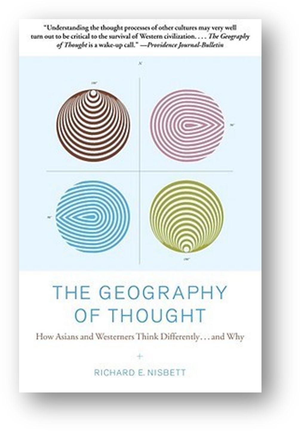 image of the book, The Geography of Thought: How Asians and Westerners Think Differently...and Why, by Richard Nisbett