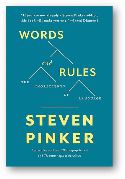 image of the book, Words and Rules: The Ingredients Of Language, by Steven Pinker