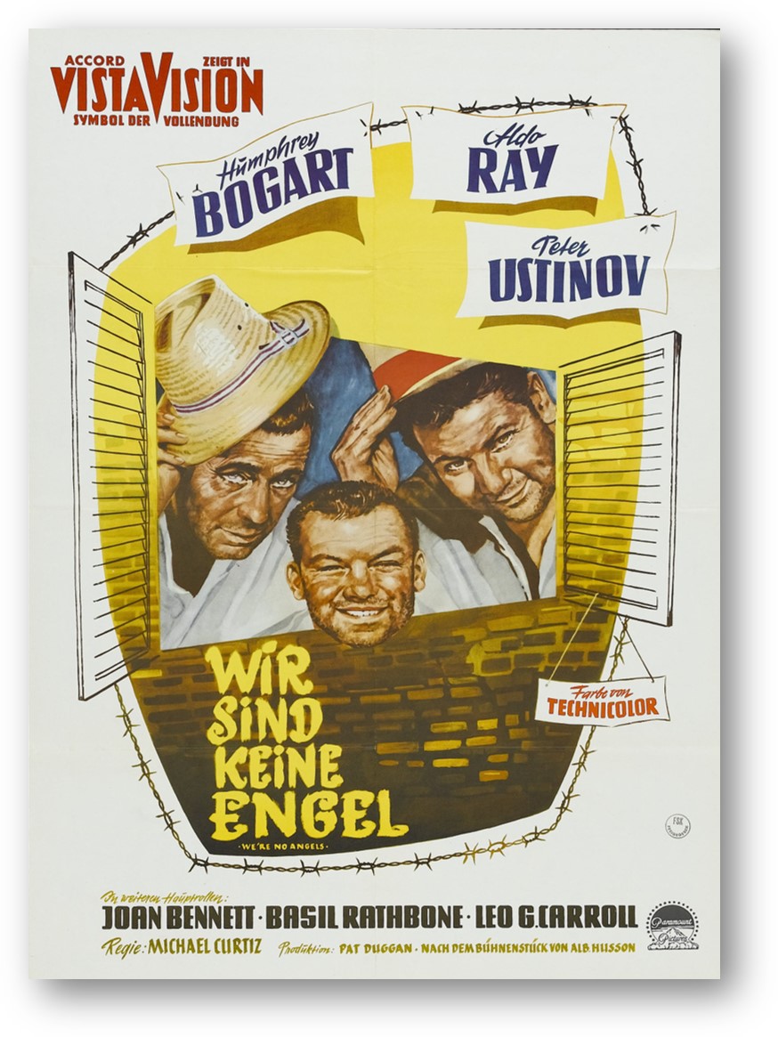 image of an ad for the movie Wir sind keine Engel