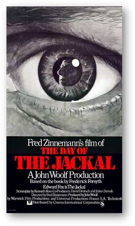 image of an ad for the movie Day of the Jackal