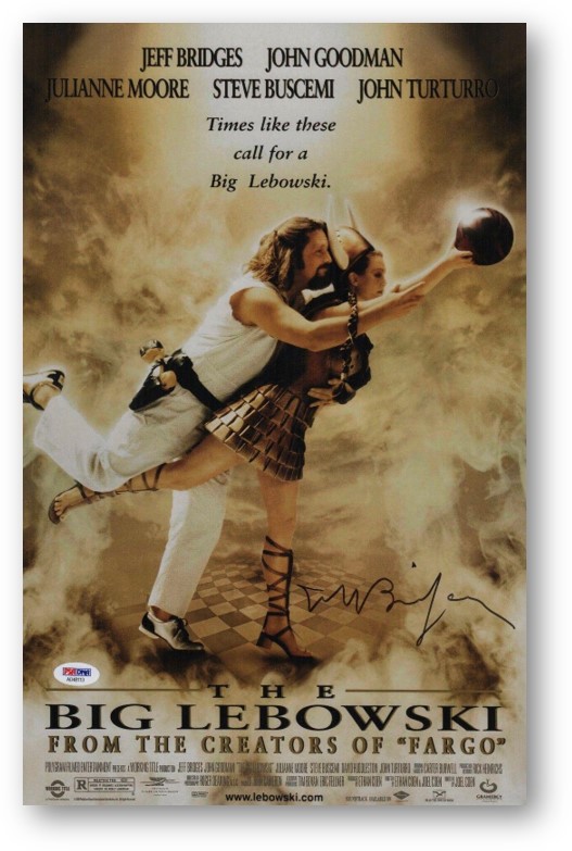 image of an ad for the movie The Big Lebowski