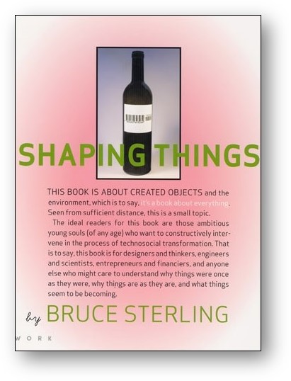 image of the book, Shaping Things, by Bruce Sterling