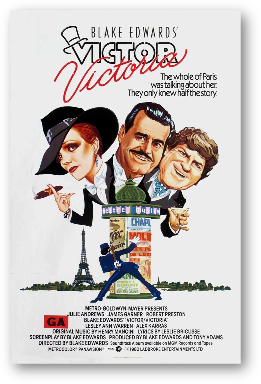 image of an ad for the movie Victor, Victoria