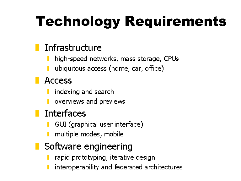 Requirements for a jobs in information technology