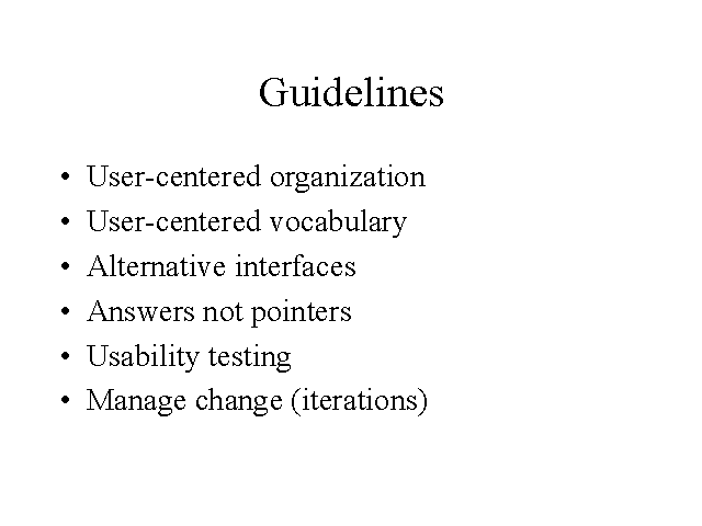 Guidelines